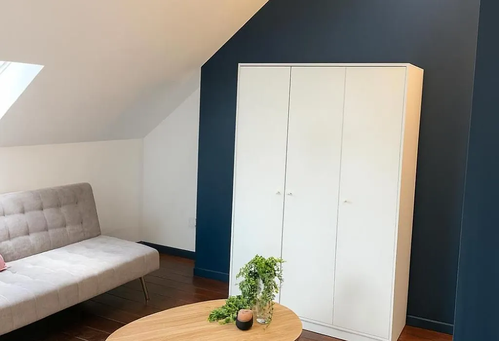 Chambre privée bleue - Salle de bain privative-1