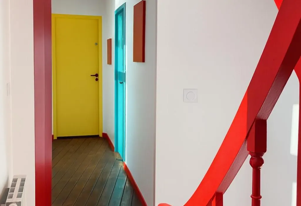Chambre privée verte - Maison partagée-1