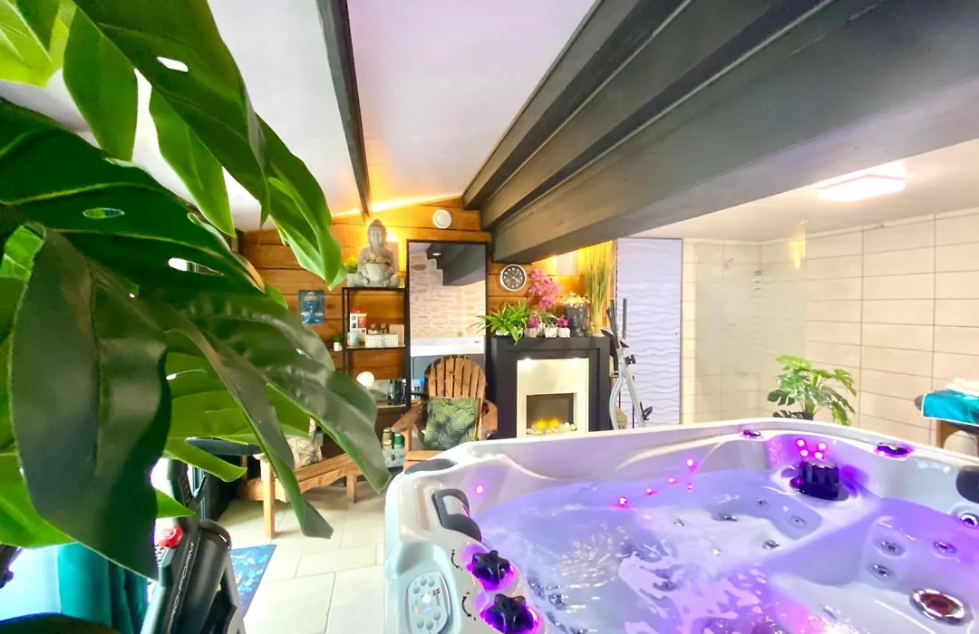Domaine Ô Clair de Lune - Chambres d'Hôtes et Gîtes à Sarlat - Accès Cité Médiévale 5 minutes à pied - Parking - SPA&Massages en option - Piscine de saison-1