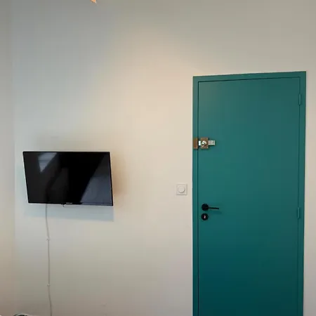 Chambre privée turquoise - Maison partagée-2
